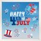 Big Dot of Happiness 4th of July Window Clings, Reusable Patriotic Fireworks Sticker Decor, Red, White & Blue Decals, America 250 Static Clings USA